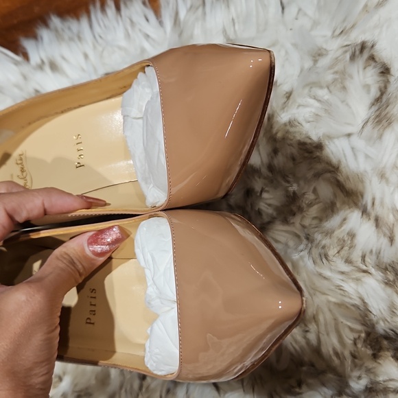 Christian louboutin nude pigalle 100 patent size 38.5 - Picture 8 of 14